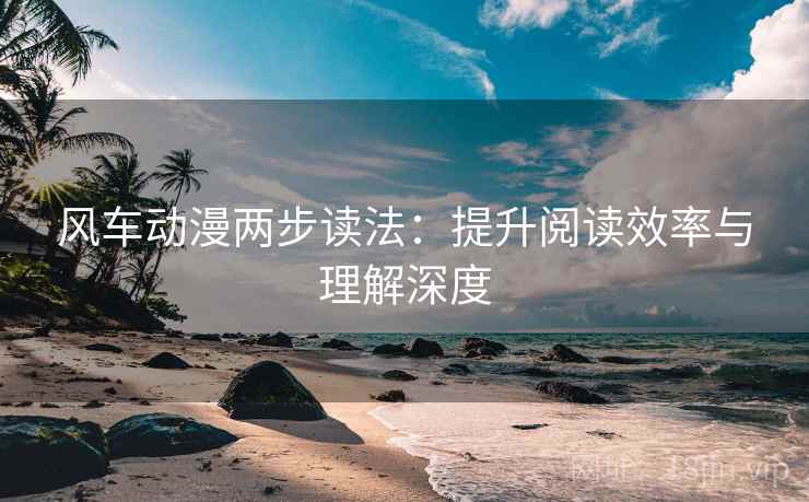 风车动漫两步读法：提升阅读效率与理解深度