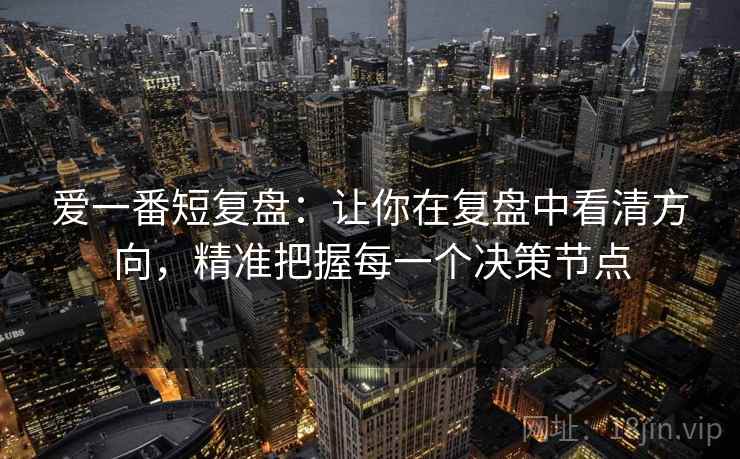 爱一番短复盘：让你在复盘中看清方向，精准把握每一个决策节点